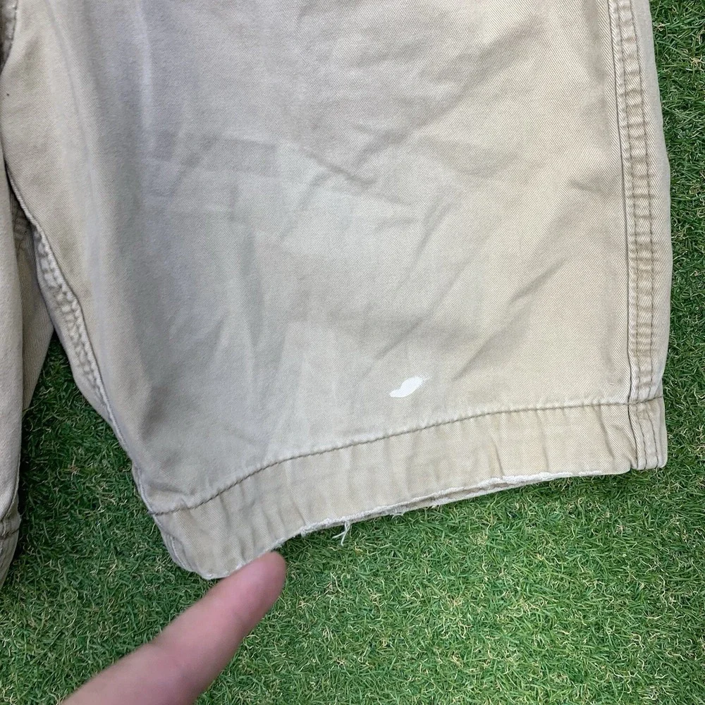 Abercrombie & Fitch Shorts Mens 30 Beige Heavy Chino Shorts Military A13 Beach